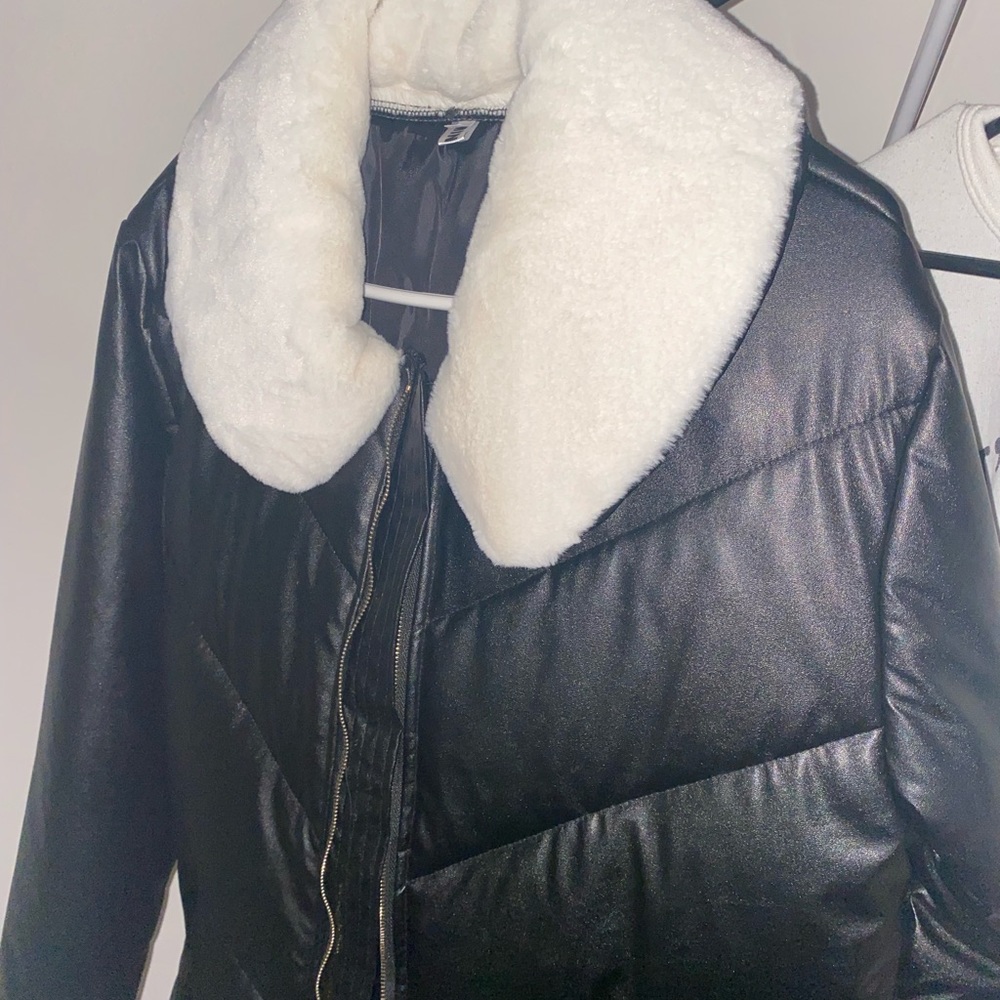 2xl black puffy coat